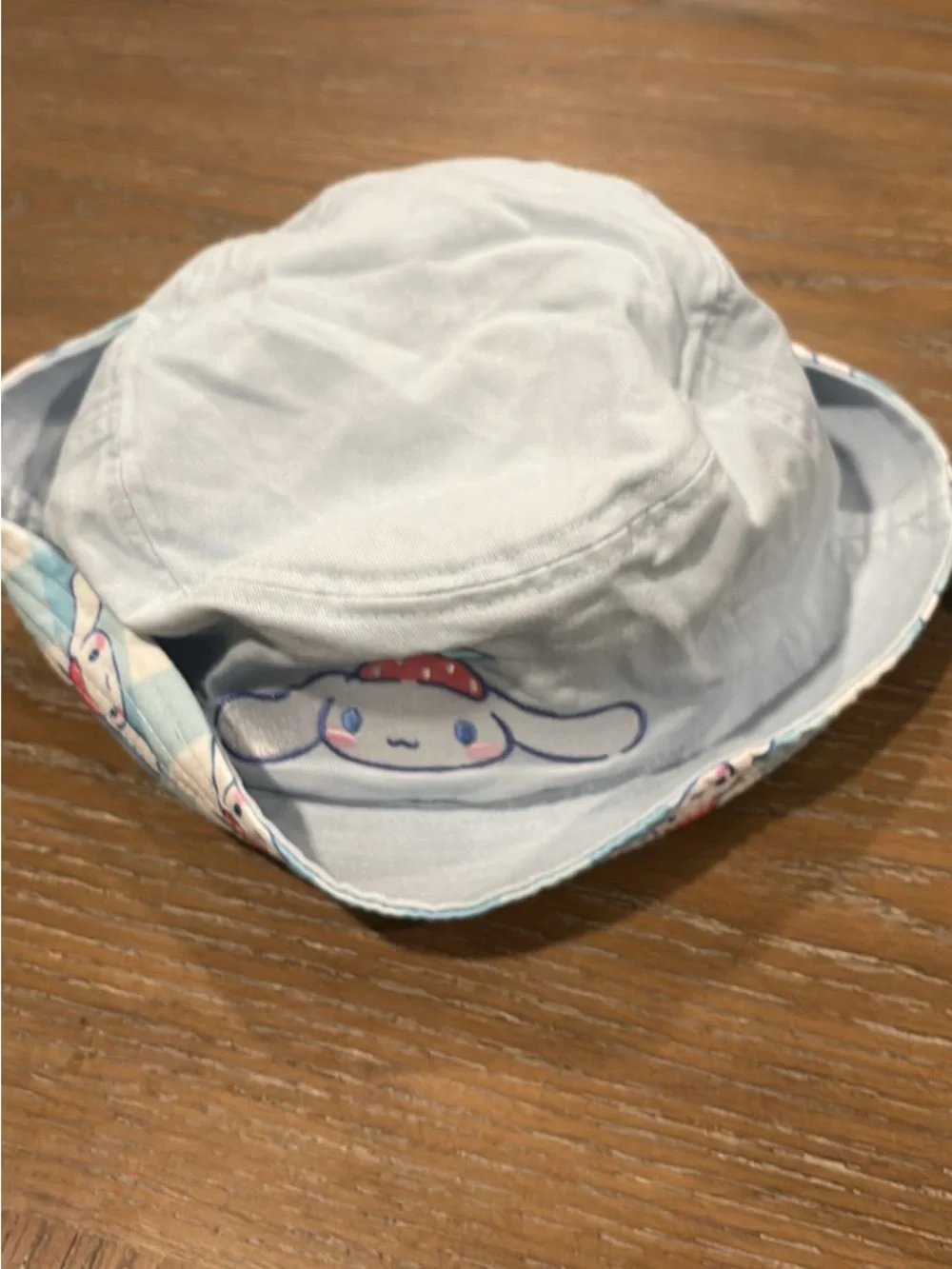 Light Blue Sanrio Bucket Hat with Cinnamoroll